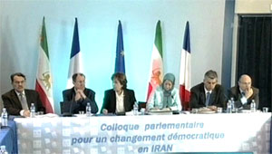 Maryam Rajavi addresses French parliamentarians on democratic change in Iran