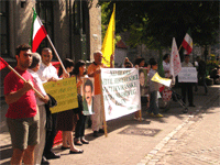 Trondheim rally called for reaffirmation of Iranian Mojahedin political status in Iraq