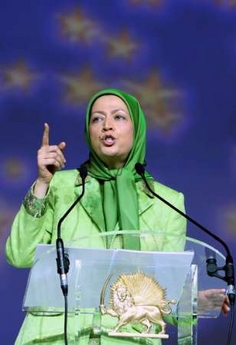 Maryam Rajavi delivers a speech at a meeting in Paris - Photos