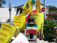 Geneva sit-in condemns Iran regime's threats to PMOI in Iraq