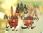 Iran: Angry demonstrators pelt British embassy in Tehran