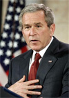 Bush: Iran must stop support for armed groups 