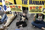 Iran-USA : Iranians demonstrate against Ahmadinejad in New York