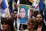 Iran-USA : Protest against Ahmadinejad in New York