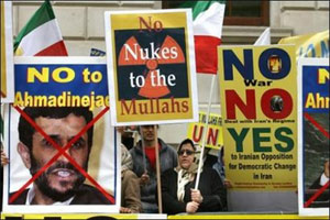 Demonstration Against Ahmadinejad's NY Visit: Iranians Rally for Democratic Change in Iran 