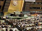 The world body approves draft resolution expressing serious concern about human rights situation in Iran