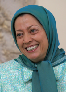 Maryam Rajavi, leader of the Iranian opposition, the National Council of Resistance of Iran