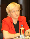 Piia Noora Kaupi, leader of the Finnish delegation in the Group of the European People's Party in the European Parliament