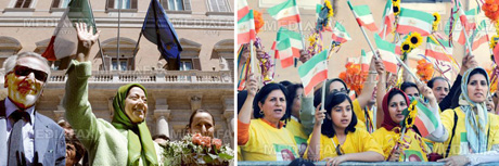 Iran: Maryam Rajavi cheered in front of Italian Parliament