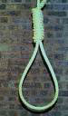 A hanging noose widely used in Iran to execute prisoners