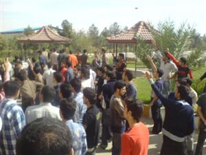 Shiraz Universtiy campus protests