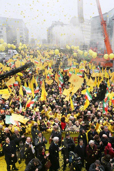 Rally in Brussels in support of the PMOI