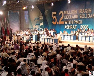 5.2 million Iraqis declare solidarity with Camp Ashraf residents, 2006