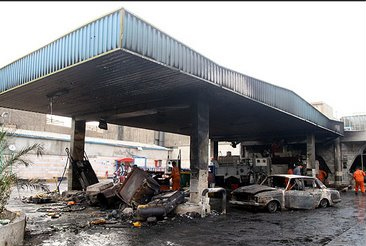 Unrest spread in Tehran on 28 June 2007, the second day of gasoline rationing in oil-rich Iran, with drivers lining up for miles, gas stations being set on fire and state-run banks and business centers coming under attack.