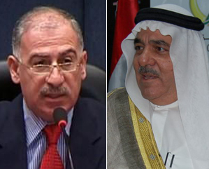 Iraqi parliamentary leadersUsama Adbul Aziz al-Najafi(left) and Sheikh Khalaf al-Alyan (right)