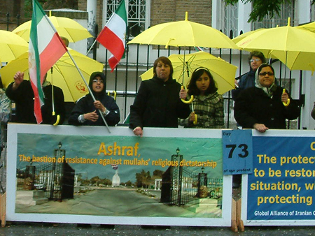 n Tuesday, day 72 of protests by Iranians in Washington and day 118 of protests in London were marked in support of residents of Camp Ashraf, Iraq, where close to 3,500 members of the main Iranian opposition, People’s Mojahedin Organization of Iran (PMOI/MEK), reside.