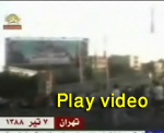 Video: Scenes of confrontation in Tehran on 28 June 2009