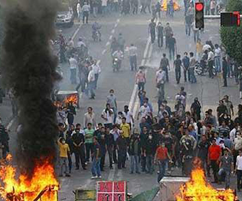 File Photo: Anti-government protest in Iran