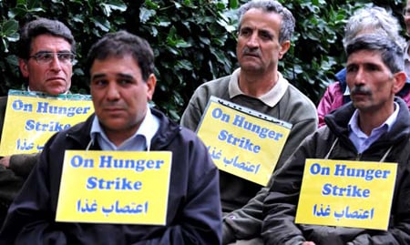 The group has vowed to stay on a hunger strike to the death unless something is done about Camp Ashraf