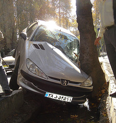 Car accident in Iran
