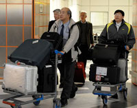 UN inspection team returns from Iran, Oct. 22, 2009