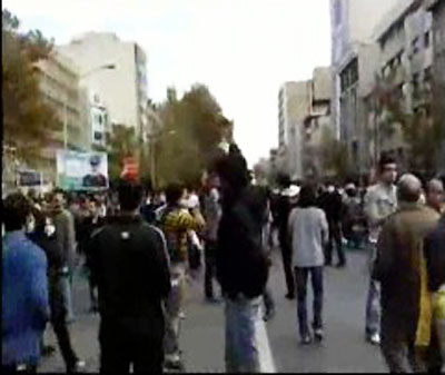 Anti-government protests in Tehran, Nov. 4, 2009