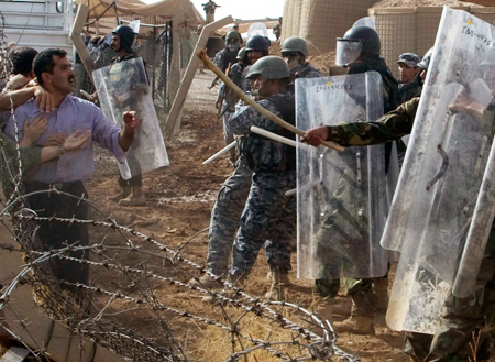 On 28-29 July 2009 Iraqi security forces stormed Camp Ashraf and 11 residents were killed and hundreds more injured. Another 36 who had been hostage were tortured and beaten. They were released on 7 October in poor health after maintaining a hunger strike throughout the period.