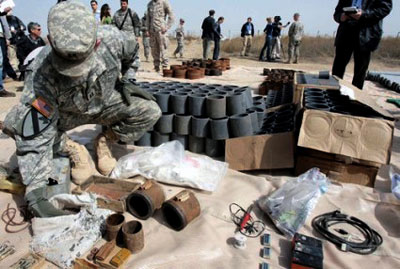 File Photo: Weapons found in Iraq that were made in Iran