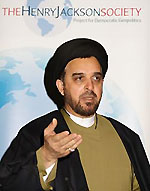 Ayad Jamal Aldin, a Shia cleric, is the leader of the secular Ahrar party in Iraq