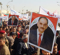  Iraqi protesters supporting Saleh al-Mutlak 