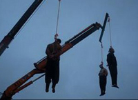 File Photo - Public hanging in Iran