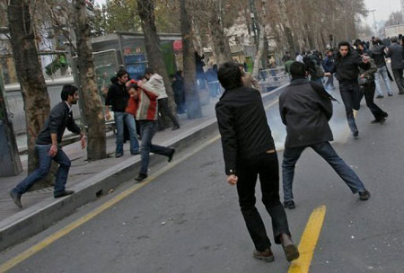 Arhive- Clashes between young people and suppressive forces