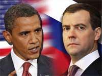 Obama, Medvedev discuss "progress" on Iran sanctions