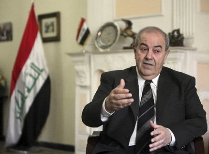 Allawi warns power vacuum will continue unless Iraqiya governs