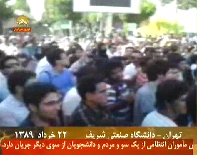 Demonstrations at Tehran, Sharif and Honar Universities