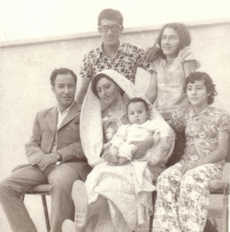 The Shafaei family 1975 - from a family of 7, only me and my younger brother Mohammad sitting in my mother's arms are left. 