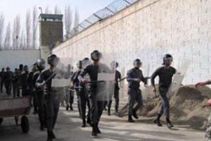 File photo: Anti-riot forces in a prison in Iran