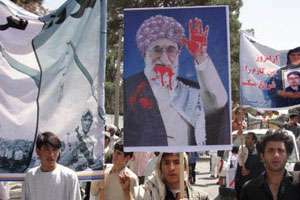 File photo: Herat, Afghnistan, Afghans protest against executions in Iran