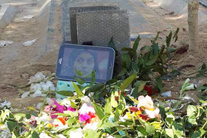 Reyhaneh Jabbari’s burial site