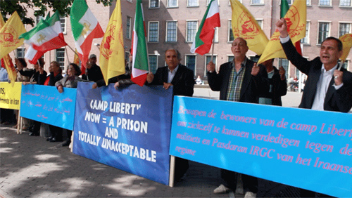 Supporters of the PMOI in The Hague