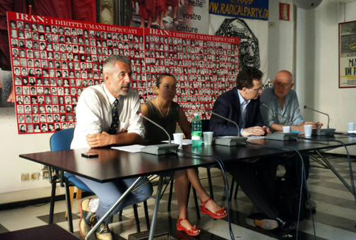  Italian human rights experts Sen. Marco Perduca, Elisabetta Zamparutti, Dr. Antonio Stango and Sergio D’Elia