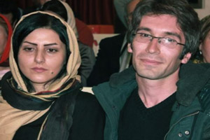  Husband and wife: Arash Sadeqi and Golrokh Ebrahimi