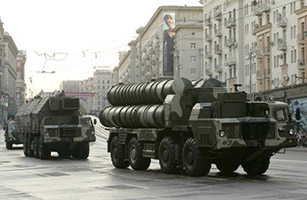  S-300 surface-to-air missiles