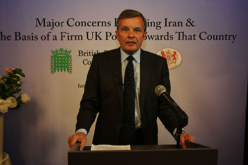 David Jones MP, conference on Iran policy in House of Commons, September 15, 2015