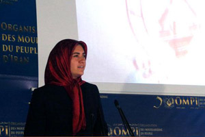 Rabieh Mofidi, central council member of the PMOI (MEK)