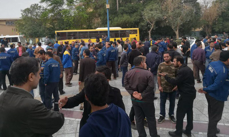 Iran-strike-of-Ahvaz-steel-workers