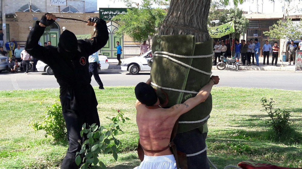 Amnesty Condemns Iran Regime for Flogging of Young Man for Drinking Alcohol at Age 15
