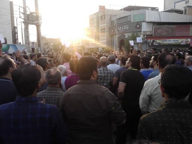 Iran Protests in Borazjan 