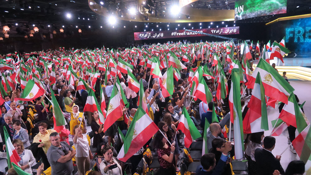 grand gathering of Iranian democratic opposition NCRI in Paris on Saturday 30 July