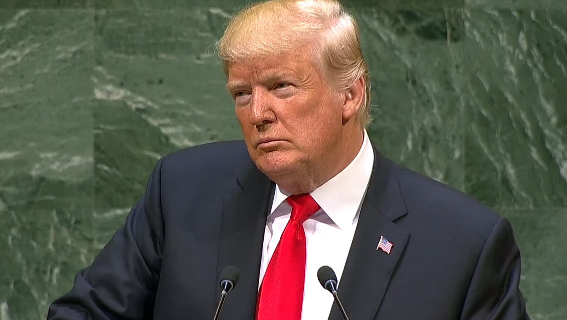 U.S. President slams Iran regime at the 2018 UN General Assembly